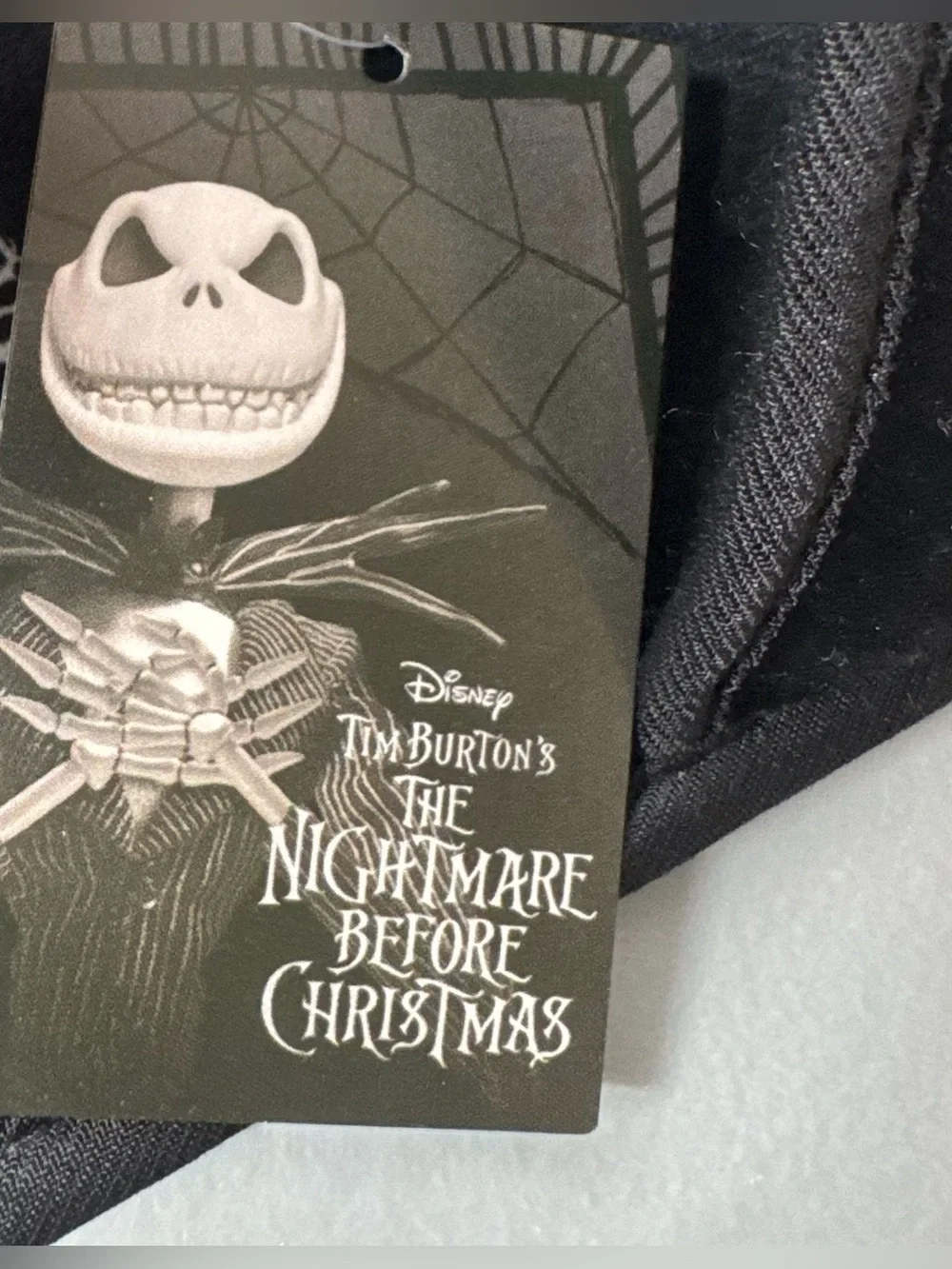 The nightmare before Christmas jack skellington slip-on sole grip slippers 4/5